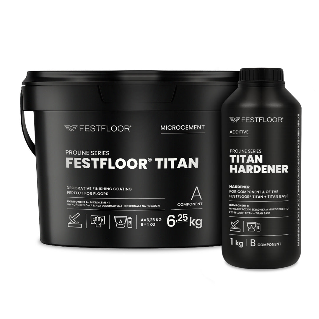 Zestaw mikrocementu na podłogę FESTFLOOR TITAN - 10m²