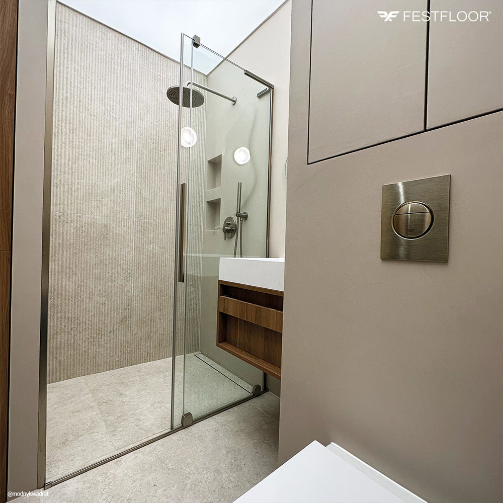 Zestaw mikrocementu na ściany w łazience HYDROFEST - 10m²